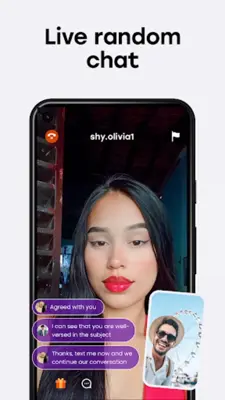 Aveola Random Live Video Chat android App screenshot 3